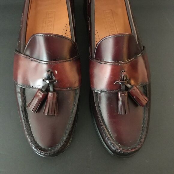 E T Wright Burgundy Tassle Loafers 9.5 A - Picture 2 of 8